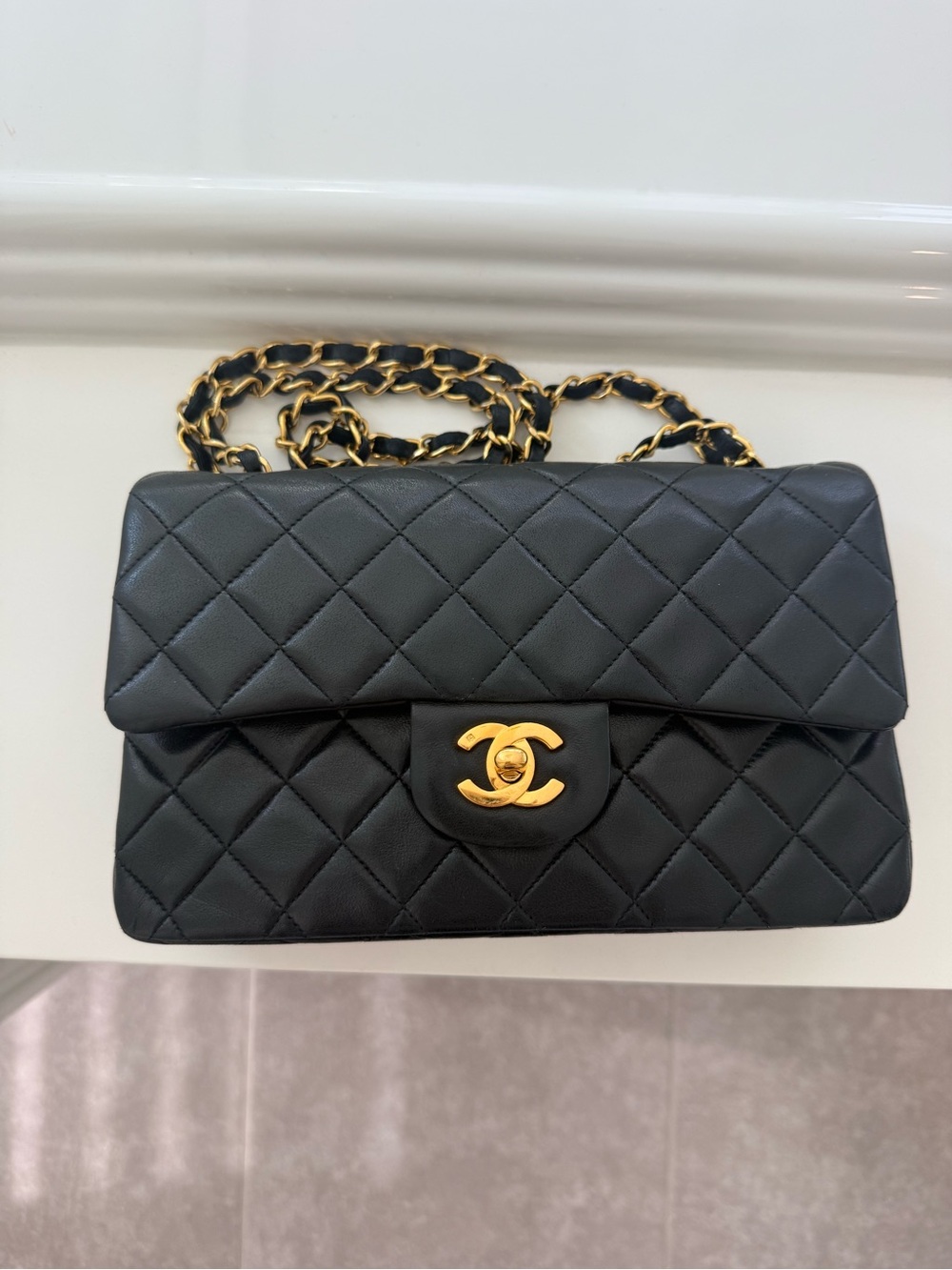 Vintage Classic Double Flap Small Chanel purse Series 2
